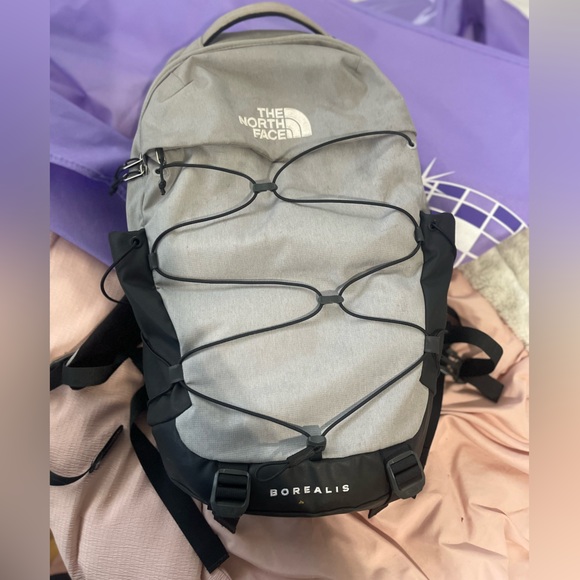 The North Face Borealis Black and Gray Backpack